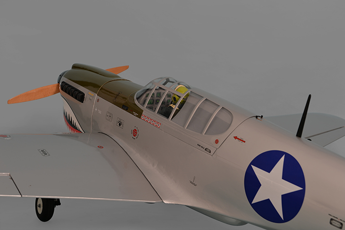 Phoenix Model P-40 Warhawk 30-35cc Gas/EP ARF 80" - 1:4 3/4