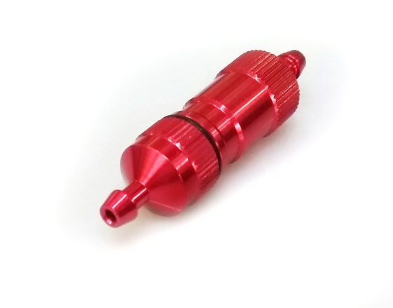 Fuel Filter in Line Large D5x13x50mm Red