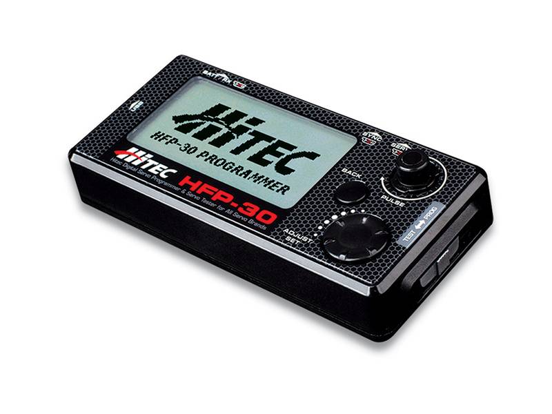 Hitec HFP-30 Digital Servo Programmer & Universal Servo Tester - Click Image to Close