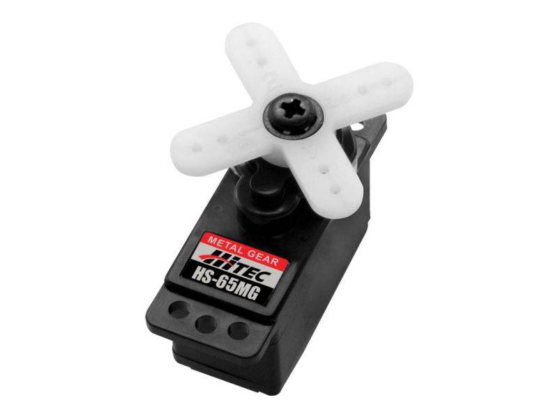 Hitec HS-65MG Mighty Metal Gear Feather Servo - Click Image to Close