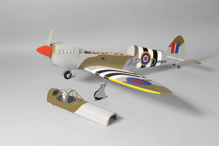 Phoenix Model Spitfire .91/15CC GP/Gas/EP ARF 61" - 1:7 1/4 - Click Image to Close
