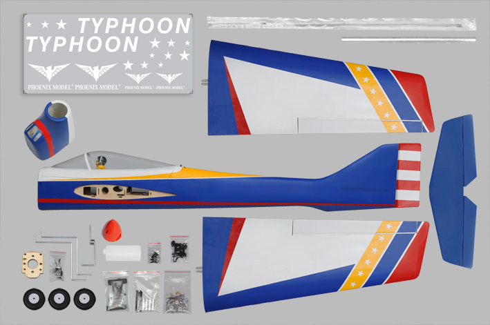 Phoenix Typhoon .46-.55 GP/EP ARF 59.10" - Click Image to Close