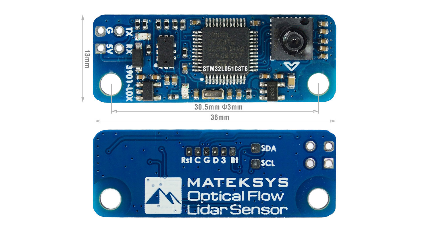 Matek Optical Flow & Lidar Sensor 3901-L0X