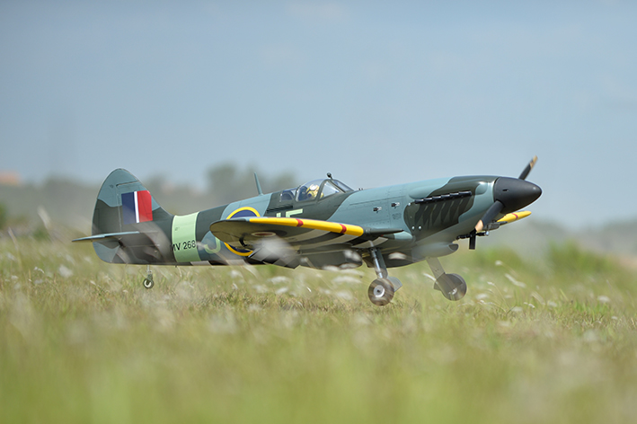 Phoenix Model Spitfire 50-61cc Gas/EP ARF 95" - 1:4 3/4 - Click Image to Close