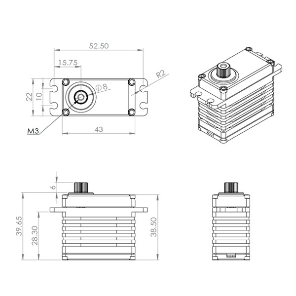 MKS HBL388 Ultra High Torque Servo