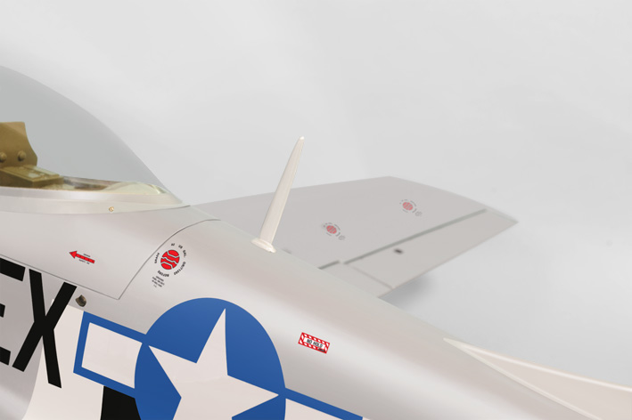 Phoenix Model P51 Mustang 50-61CC Gas/EP ARF 86" - 1:5 1/4 - Click Image to Close