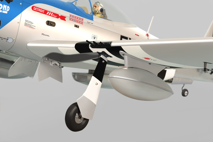 Phoenix Model P51 Mustang 50-61CC Gas/EP ARF 86" - 1:5 1/4 - Click Image to Close