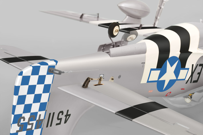 Phoenix Model P51 Mustang 50-61CC Gas/EP ARF 86" - 1:5 1/4 - Click Image to Close