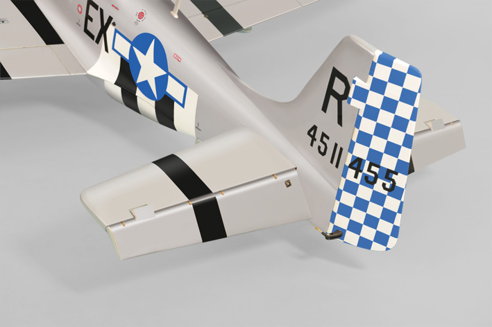 Phoenix Model P51 Mustang 50-61CC Gas/EP ARF 86" - 1:5 1/4