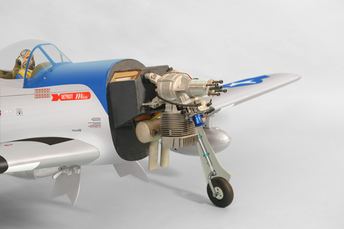 Phoenix Model P51 Mustang 50-61CC Gas/EP ARF 86" - 1:5 1/4