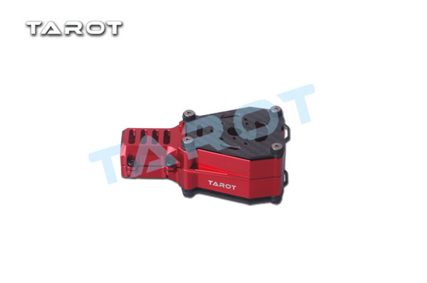 Tarot Motor Base/Dual Motor for 25mm CF Tube Alu Red TL96033