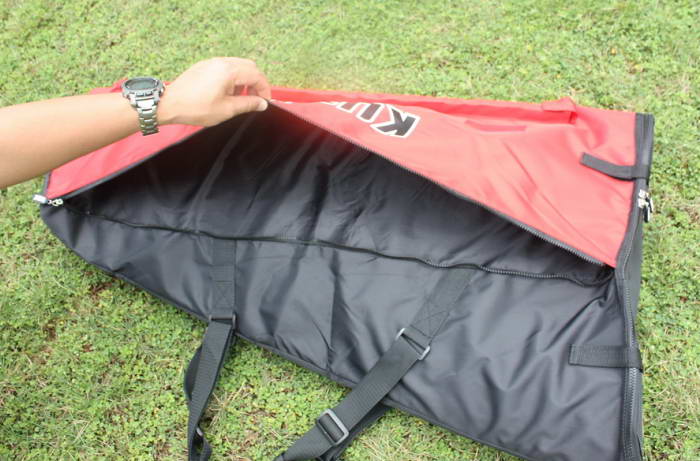 Kuza Wing Bag for 50cc~70cc Red - Click Image to Close