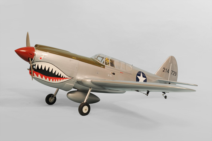 Phoenix Model P-40 Kitty Hawk .91/15CC GP/Gas/EP ARF 64" - 1:7 - Click Image to Close