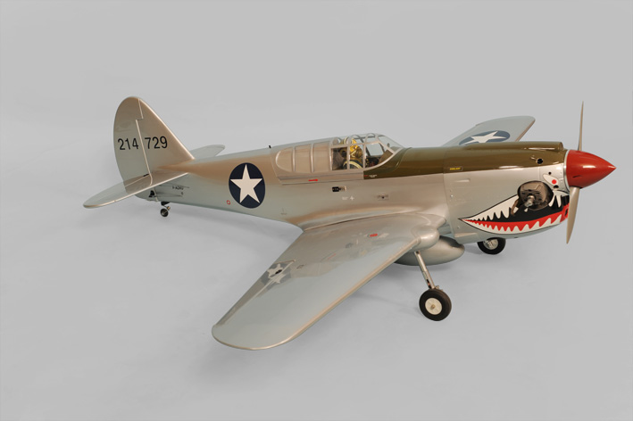 Phoenix Model P-40 Kitty Hawk .91/15CC GP/Gas/EP ARF 64" - 1:7