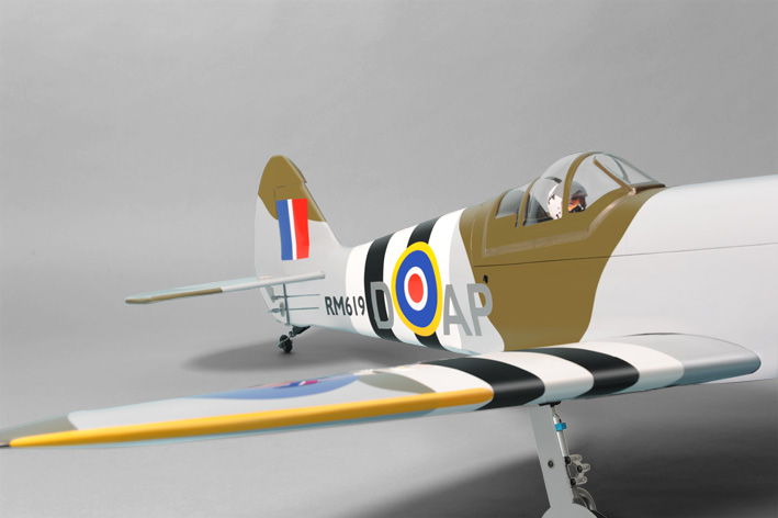 Phoenix Model Spitfire .91/15CC GP/Gas/EP ARF 61" - 1:7 1/4 - Click Image to Close