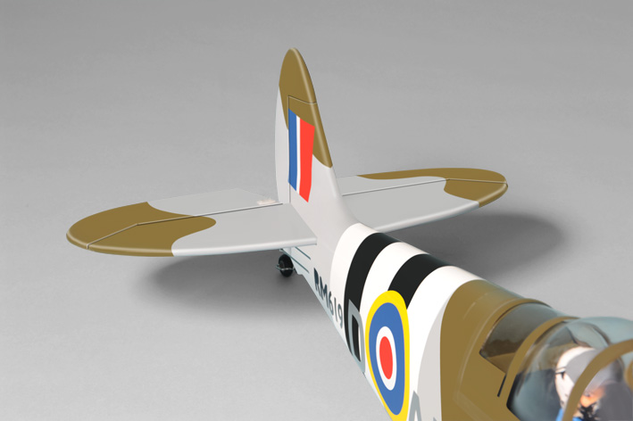 Phoenix Model Spitfire .91/15CC GP/Gas/EP ARF 61" - 1:7 1/4 - Click Image to Close