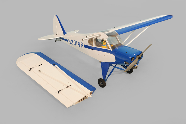 Phoenix Model Super Cub PA-18 20cc Gas/EP ARF 91" - 1:4 1/2