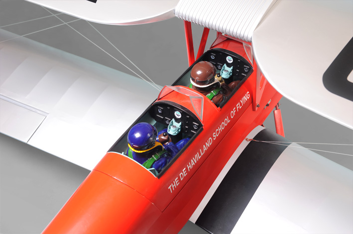 Phoenix Model Tiger Moth Gas/EP Size 30-35CC ARF 89" -1:6 1/4