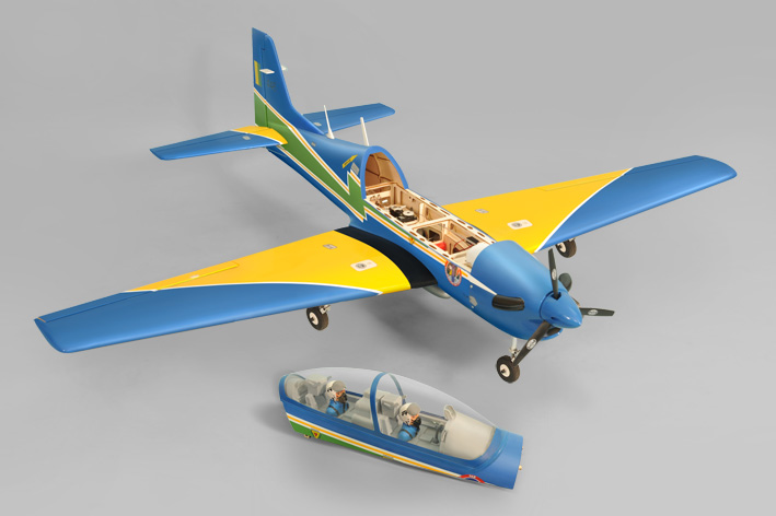 Phoenix Model Tucano MK2 15CC Gas/EP ARF 68" - 1:6 1/2 - Click Image to Close