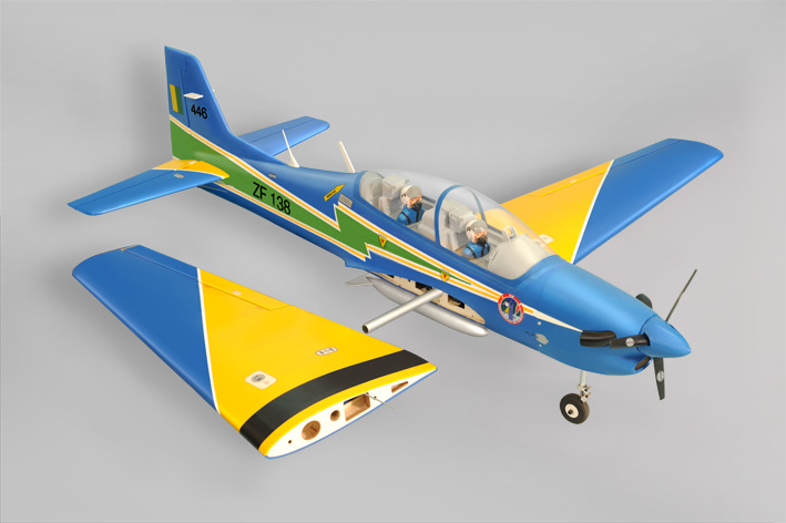 Phoenix Model Tucano MK2 15CC Gas/EP ARF 68" - 1:6 1/2 - Click Image to Close