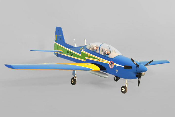 Phoenix Model Tucano MK2 15CC Gas/EP ARF 68" - 1:6 1/2