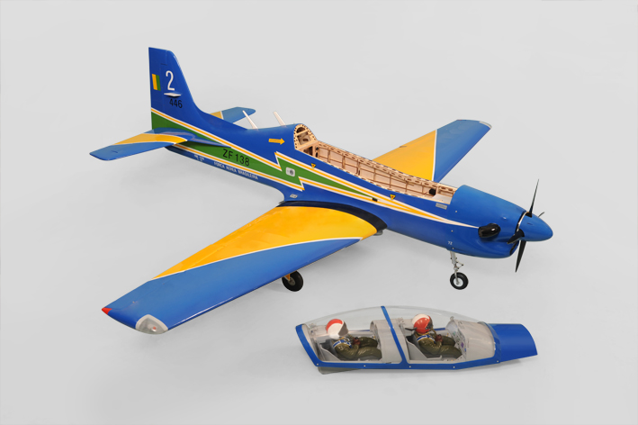 Phoenix Model Tucano 50-61CC Gas/EP ARF 101" - 1:4 1/4