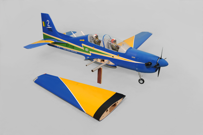 Phoenix Model Tucano 50-61CC Gas/EP ARF 101" - 1:4 1/4 - Click Image to Close