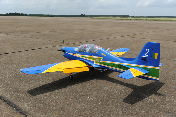 Phoenix Model Tucano 50-61CC Gas/EP ARF 101" - 1:4 1/4 - Click Image to Close