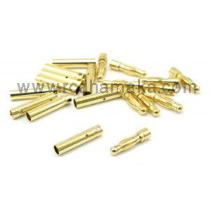4mm Gold Connector 10 (Pairs)