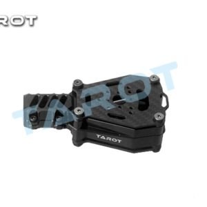 Tarot Motor Base/Dual Motor for 16mm CF Tube Alu Black TL68B43