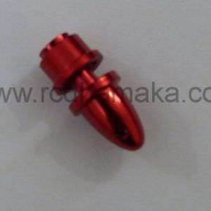 Alu E-Spinner Type Prop Adapter For 3.17mm Shaft - Red
