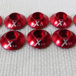 Extreme Flight Washer with O ring 3mm - Red 10pcs