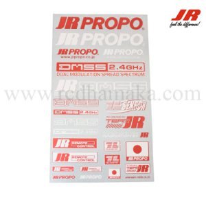 JR DMSS Logo Embossed Decal Sheet