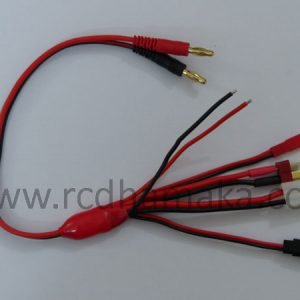 4mm to Deans/Futaba/JST/Tamiya/Extra Charging Lead