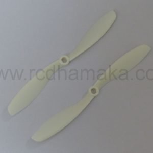 Quadcopter Propeller 8x4.5 DJI Style White Pair