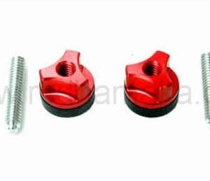 Secraft Wing Bolt M6 Aluminium Screw Red