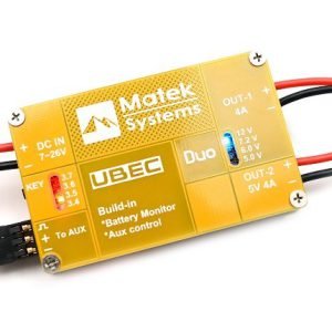 Matek Systems UBEC DUO 4A/5~12V & 4A/5V